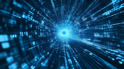 Fototapeta premium Business with technology, high technology for future. Generative AI Illustration.