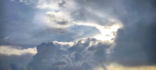 Sky and clouds for background