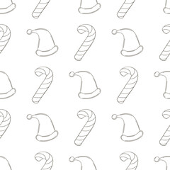 Christmas background. Coloring pattern