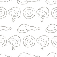 Christmas background. Coloring pattern