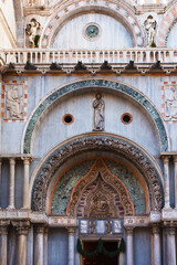 Obraz premium Basilica St Marco. An outstanding monument of Italian medieval art, a world architectural masterpiece