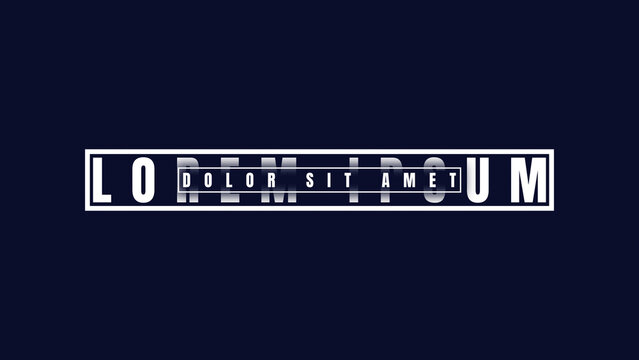 Boxed Text Animation | High-Quality Typography Animation for Commercial Use