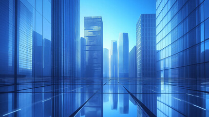 Business with technology, high technology for future. Generative AI Illustration.