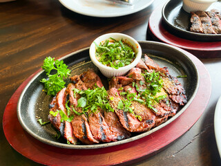 Grilled Beef with Spicy Jaew Dip