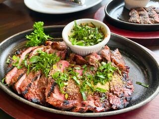 Grilled Beef with Spicy Jaew Dip