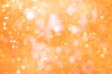 Orange abstract bokeh background