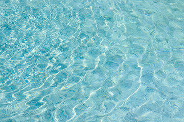 abstract blue color water wave in swimming pool pure natural swirl pattern texture