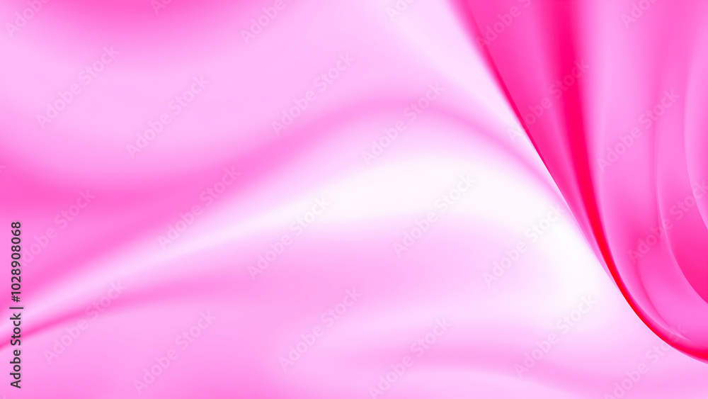 Poster abstract pink gradient background with flowing curve