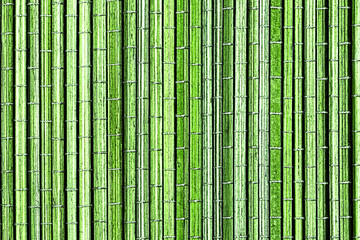 Green bamboo mat a background or texture