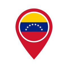 Venezuela flag location icon