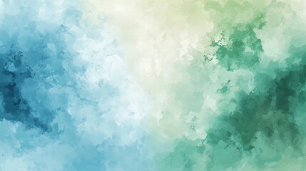 Abstract painting combination blue green colors background light dark