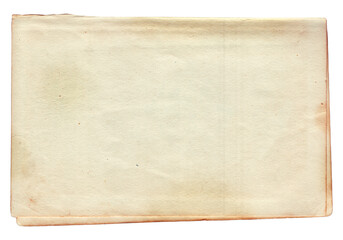Naklejka premium Vintage background of old ancient torn paper texture isolated