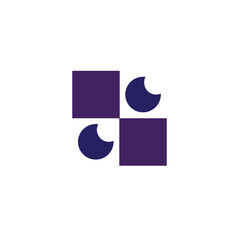 pixel technology logo abstract design