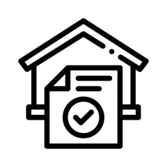 Loan Approval line icon