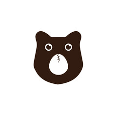 bear egg logo design illustration