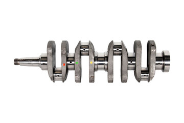 Engine Crankshaft on a white background