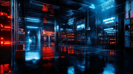 Warehouse inventory management system with automated stock levels