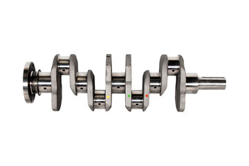 Engine Crankshaft on a white background