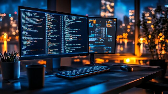 Open high quality images on a computer monitor with coding software