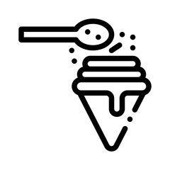 Sprinkles Topping line icon