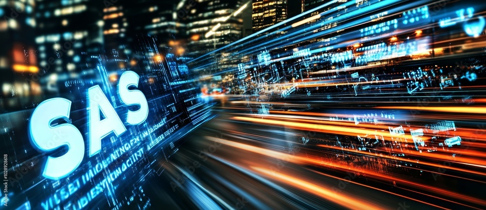 Poster Using high speed technology as a SaaS to create abstract motion blur from a POV