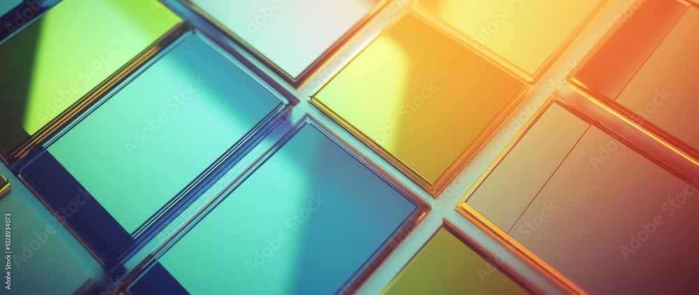 Poster the microchip of a processor is isolated on a white background in a macro view