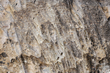 Surface of gray rough stone. Texture, natural stone background
