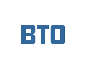BTO logo design vector template. BTO