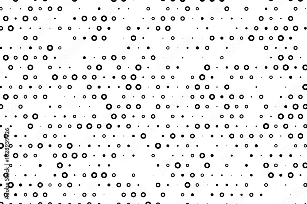 Aufkleber Abstract geometric background with holed dot pattern