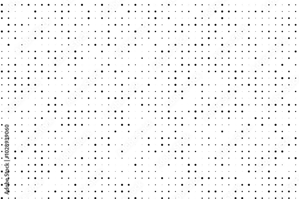 Fototapete irregular dot grid pattern on staggered layout