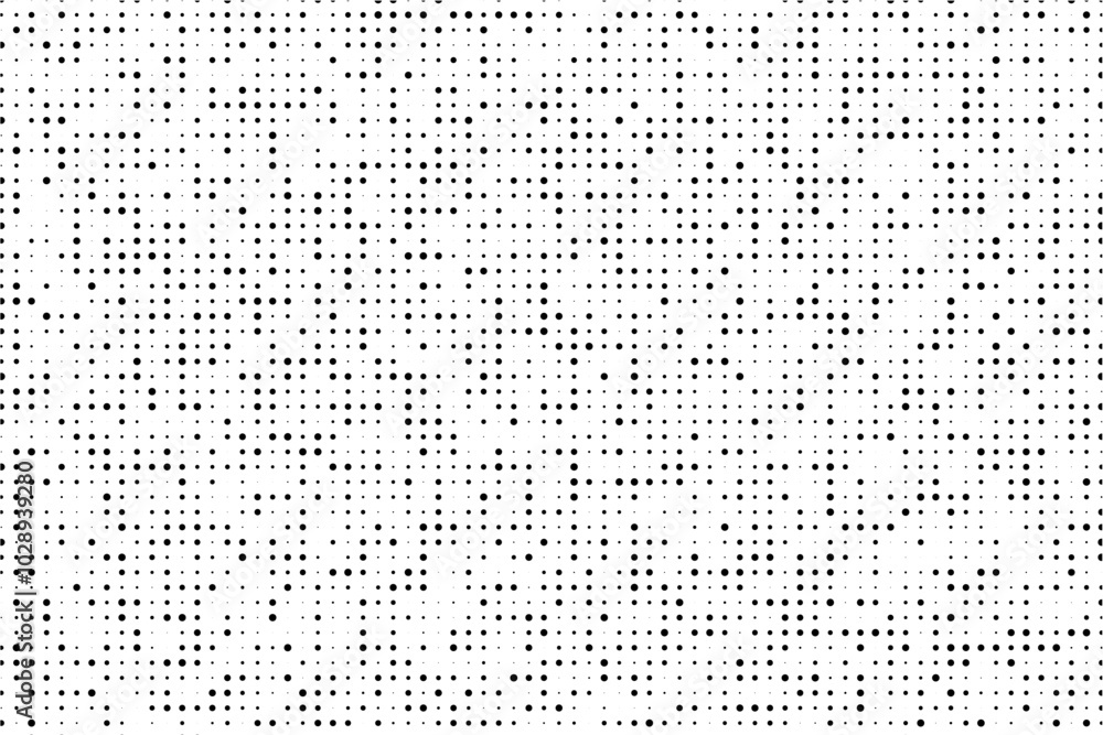 Poster Geometric abstract background of random sized dots