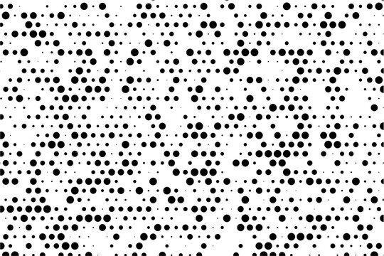 Randomized dotted grid background with staggered rows