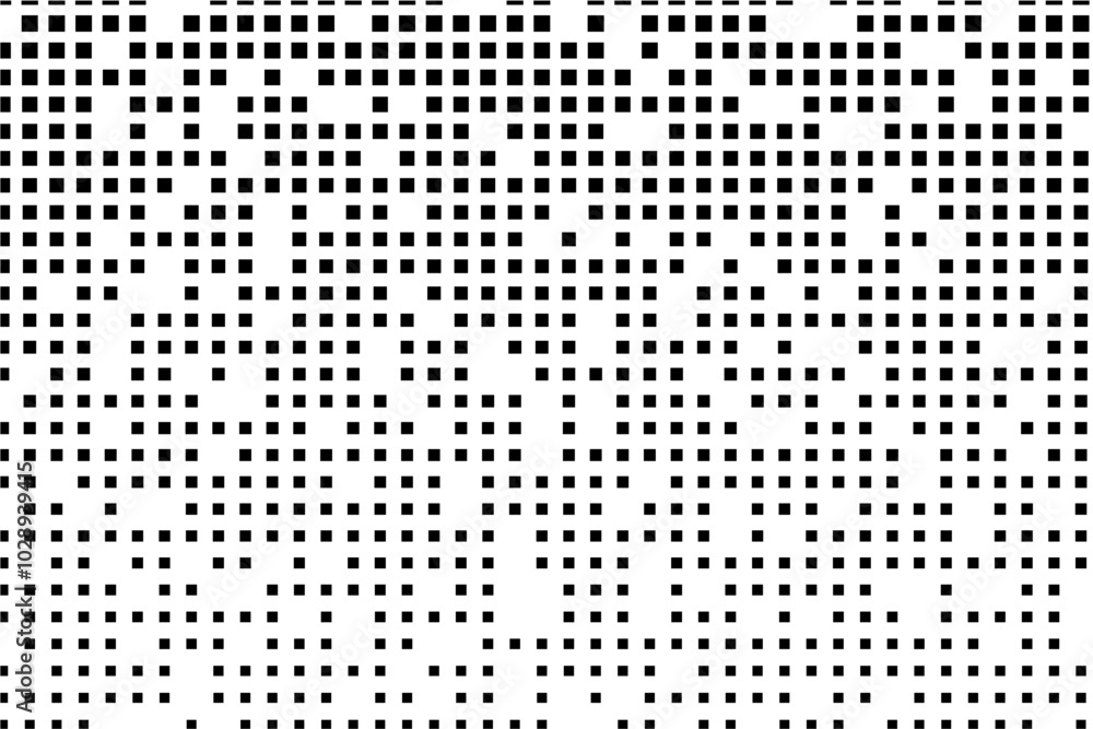 Fototapete modern geometric pattern with shrinking squares and random gaps