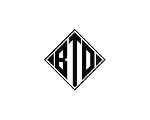 BTO logo design vector template. BTO