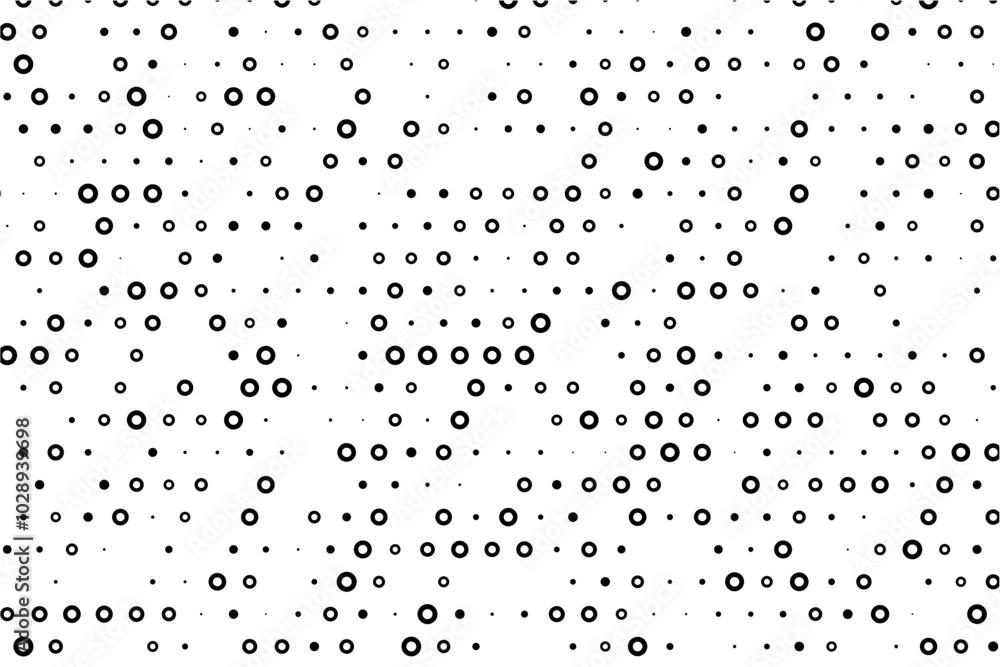 Poster Abstract geometric background with holed dot pattern
