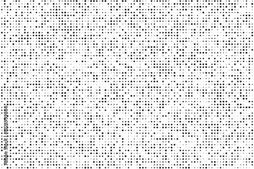 Poster Geometric abstract background of random sized dots