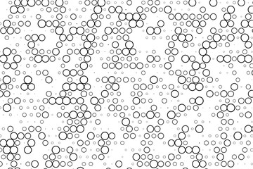 Minimalist abstract background with holed dots grid