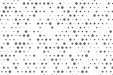 Geometric staggered dot pattern with hollow centers