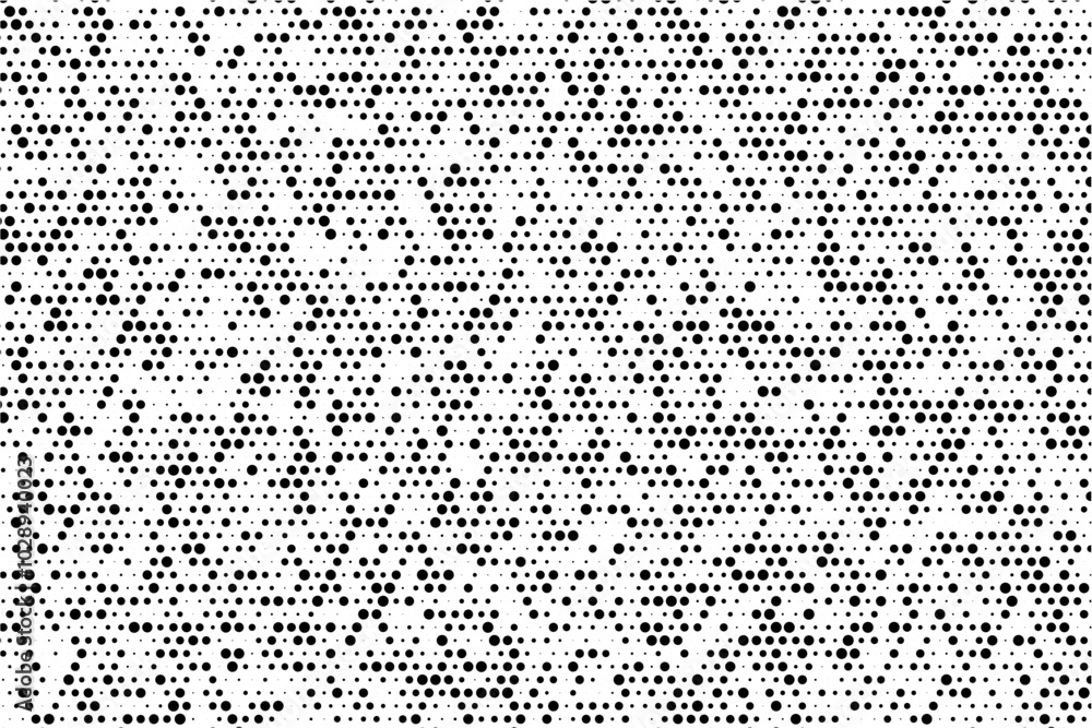 Aufkleber Minimal random dot background with grid spacing