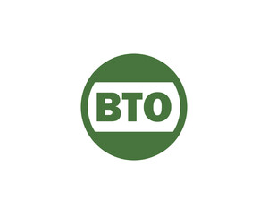 BTO logo design vector template. BTO