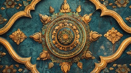 Intricate Thai Motifs in Beautiful Patterns