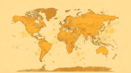 Vector Dotted World Map