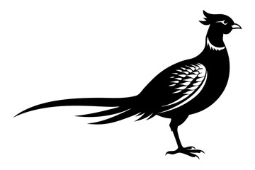 pheasant vector silhouette vector illustration