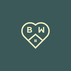 Obraz premium initial letter real estate logo design stock vector