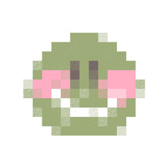 green pixel art