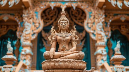 Fototapeta premium Timeless Elegance of Thai Patterns in Decorative Art