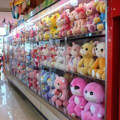 Obraz premium doll claw machine at panbil mall batam