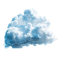 Cloud isolated on white background