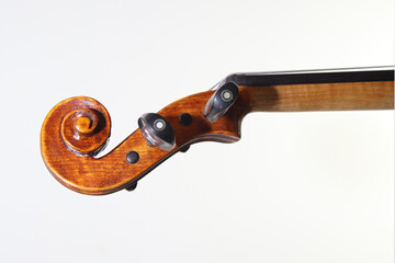 Antique Violin Neck with Pegs