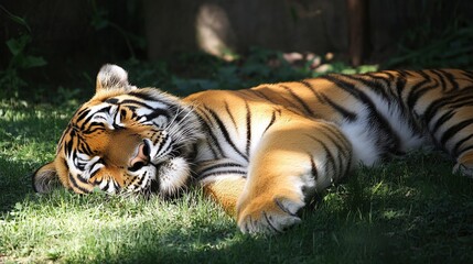 Fototapeta premium tiger life in the wild
